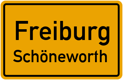 Straßenverzeichnis Freiburg Schöneworth