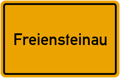 Ortsschild von Gemeinde Freiensteinau in Hessen