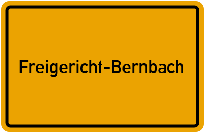Branchenbuch Freigericht-Bernbach, Hessen