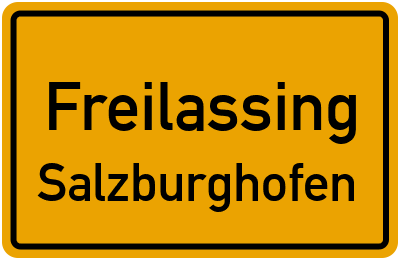 Straßenverzeichnis Freilassing Salzburghofen