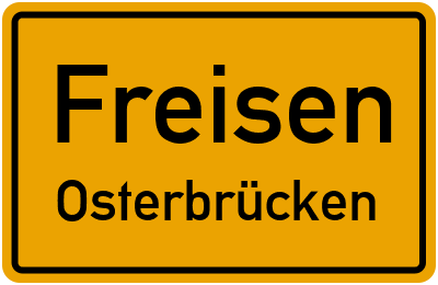 Straßenverzeichnis Freisen Osterbrücken