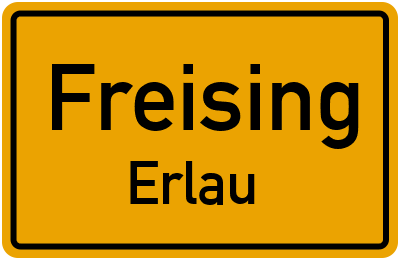 Straßenverzeichnis Freising Erlau