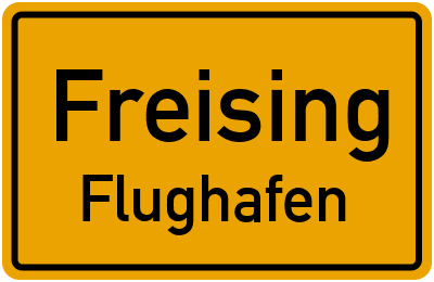 Straßenverzeichnis Freising Flughafen