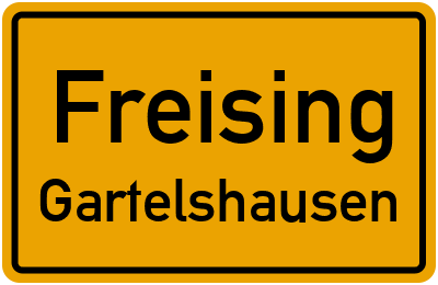 Straßenverzeichnis Freising Gartelshausen