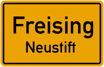 Straßenverzeichnis Freising Neustift