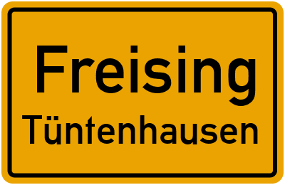 Straßenverzeichnis Freising Tüntenhausen