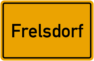 Ortsschild von Gemeinde Frelsdorf in Niedersachsen