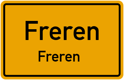 Straßenverzeichnis Freren Freren