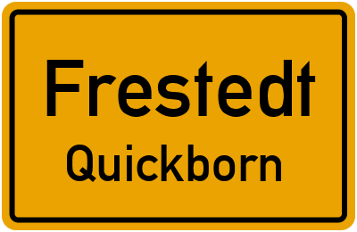Straßenverzeichnis Frestedt Quickborn