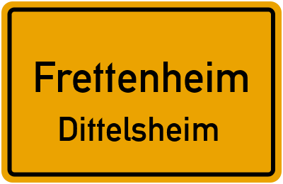 Straßenverzeichnis Frettenheim Dittelsheim