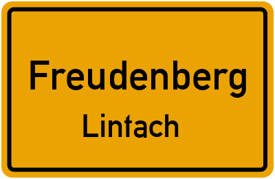 Straßenverzeichnis Freudenberg Lintach