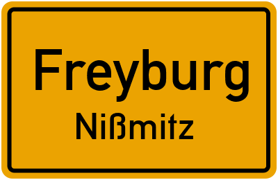 Straßenverzeichnis Freyburg Nißmitz