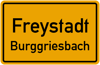 Straßenverzeichnis Freystadt Burggriesbach
