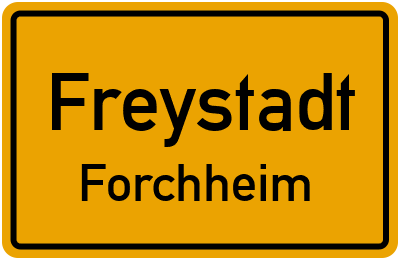 Straßenverzeichnis Freystadt Forchheim