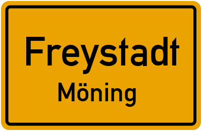 Straßenverzeichnis Freystadt Möning