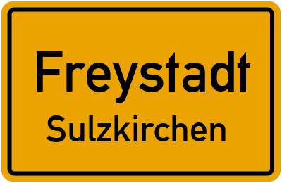 Straßenverzeichnis Freystadt Sulzkirchen