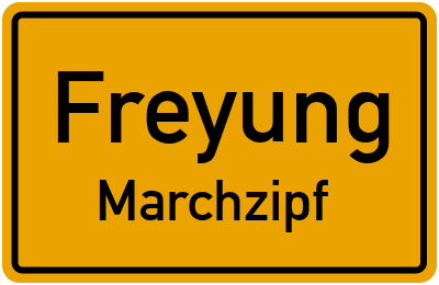 Straßenverzeichnis Freyung Marchzipf