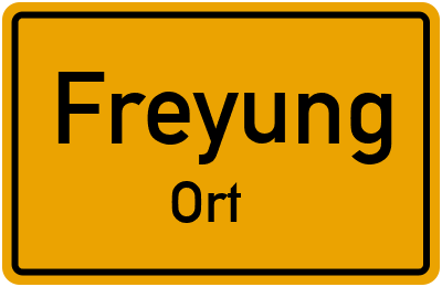 Straßenverzeichnis Freyung Ort