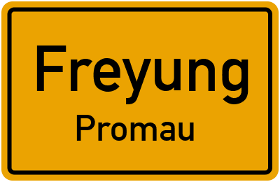 Straßenverzeichnis Freyung Promau