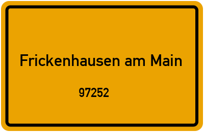 97252 Frickenhausen am Main