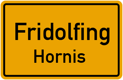 Straßenverzeichnis Fridolfing Hornis