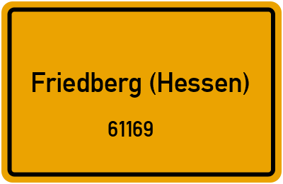 61169 Friedberg (Hessen)