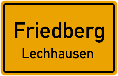 Straßenverzeichnis Friedberg Lechhausen