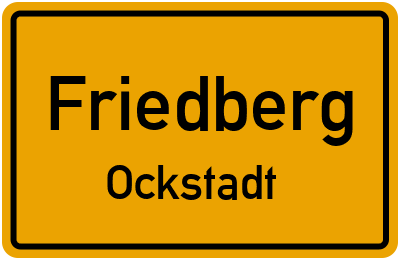 Straßenverzeichnis Friedberg Ockstadt