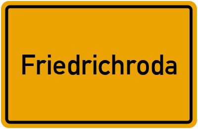 Branchenbuch Friedrichroda, Thüringen