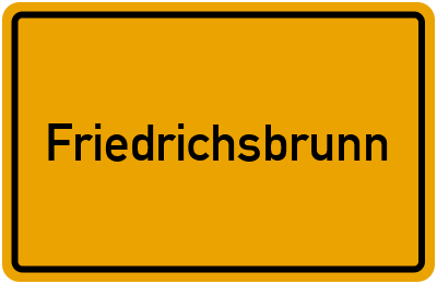 Friedrichsbrunn Branchenbuch