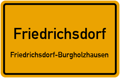 Straßenverzeichnis Friedrichsdorf Friedrichsdorf-Burgholzhausen