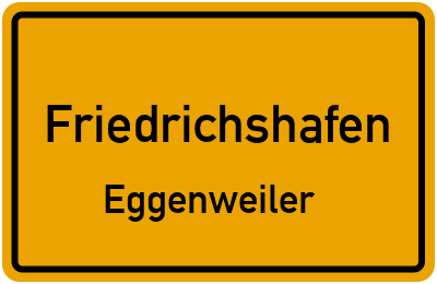 Straßenverzeichnis Friedrichshafen Eggenweiler