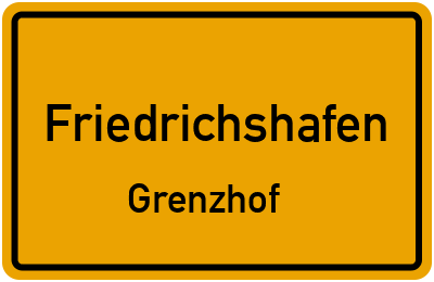 Straßenverzeichnis Friedrichshafen Grenzhof