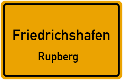 Straßenverzeichnis Friedrichshafen Rupberg