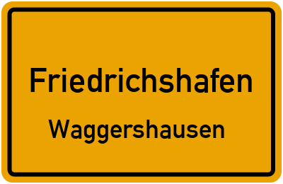 Straßenverzeichnis Friedrichshafen Waggershausen