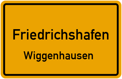 Straßenverzeichnis Friedrichshafen Wiggenhausen