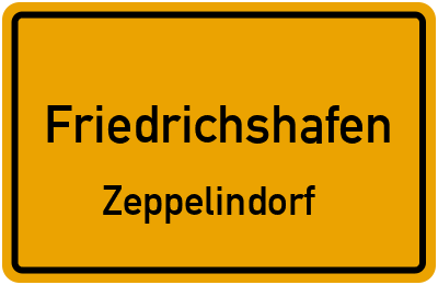 Straßenverzeichnis Friedrichshafen Zeppelindorf