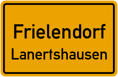 Ortsschild Frielendorf Lanertshausen