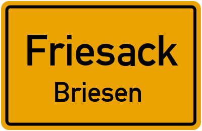 Straßenverzeichnis Friesack Briesen