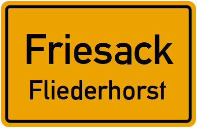 Straßenverzeichnis Friesack Fliederhorst