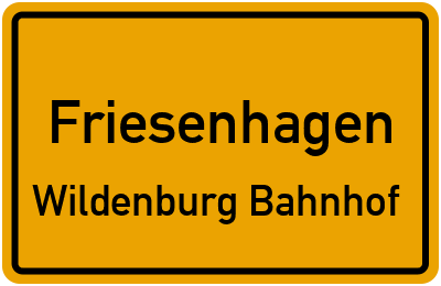 Straßenverzeichnis Friesenhagen Wildenburg Bahnhof