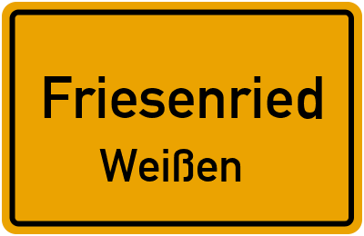 Straßenverzeichnis Friesenried Weißen