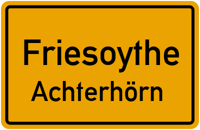 Straßenverzeichnis Friesoythe Achterhörn