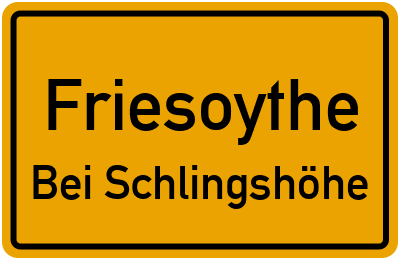 Straßenverzeichnis Friesoythe Bei Schlingshöhe