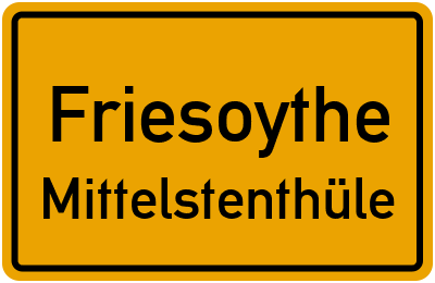 Straßenverzeichnis Friesoythe Mittelstenthüle