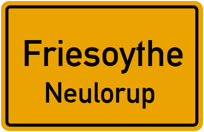 Straßenverzeichnis Friesoythe Neulorup