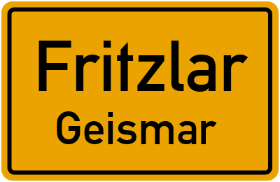 Straßenverzeichnis Fritzlar Geismar