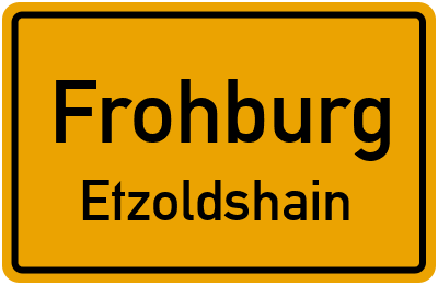 Straßenverzeichnis Frohburg Etzoldshain