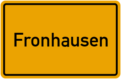 Fronhausen in Hessen