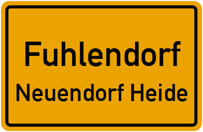 Straßenverzeichnis Fuhlendorf Neuendorf Heide